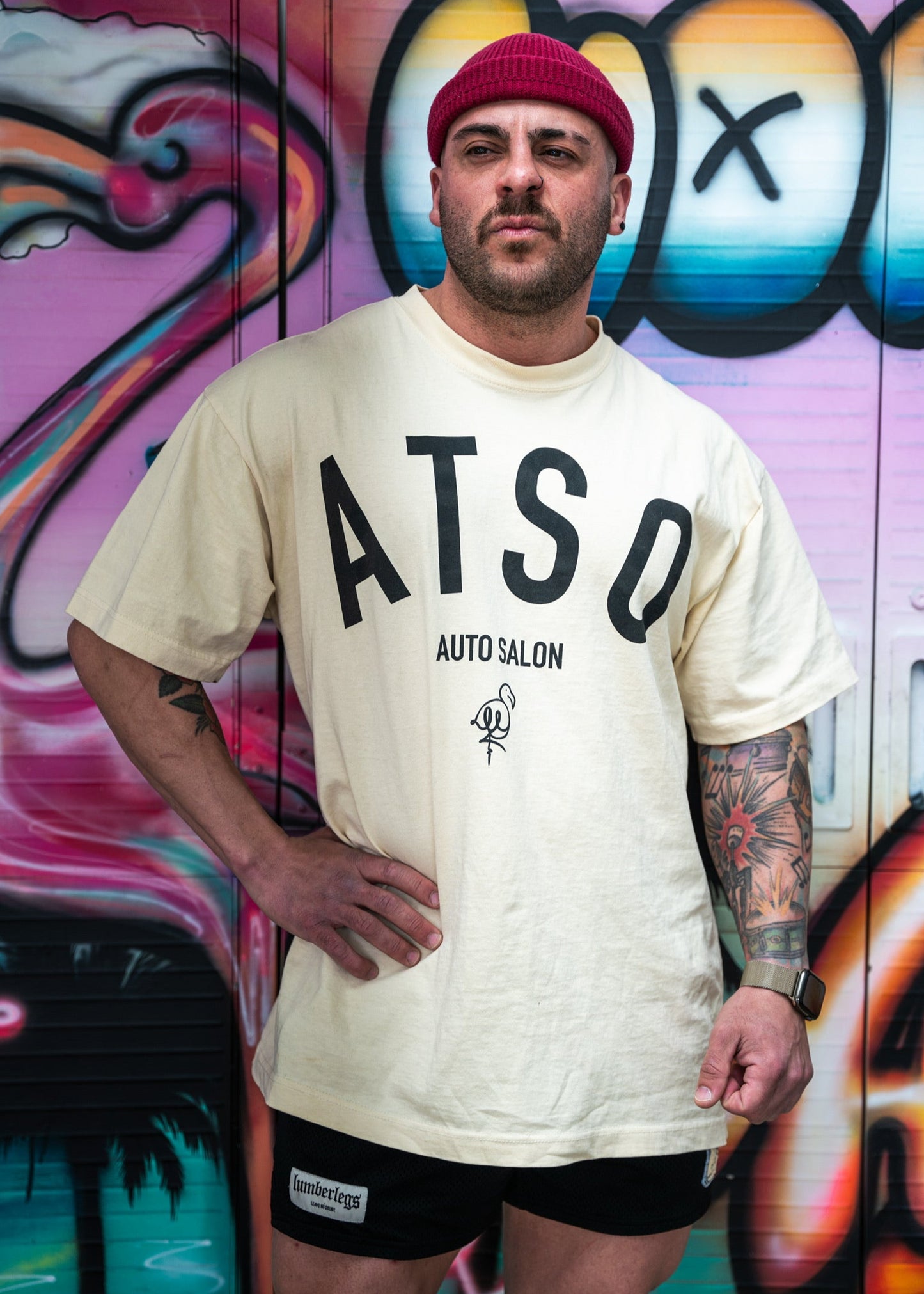 ATSO OVERSIZED LOGO TEE (SAIL)